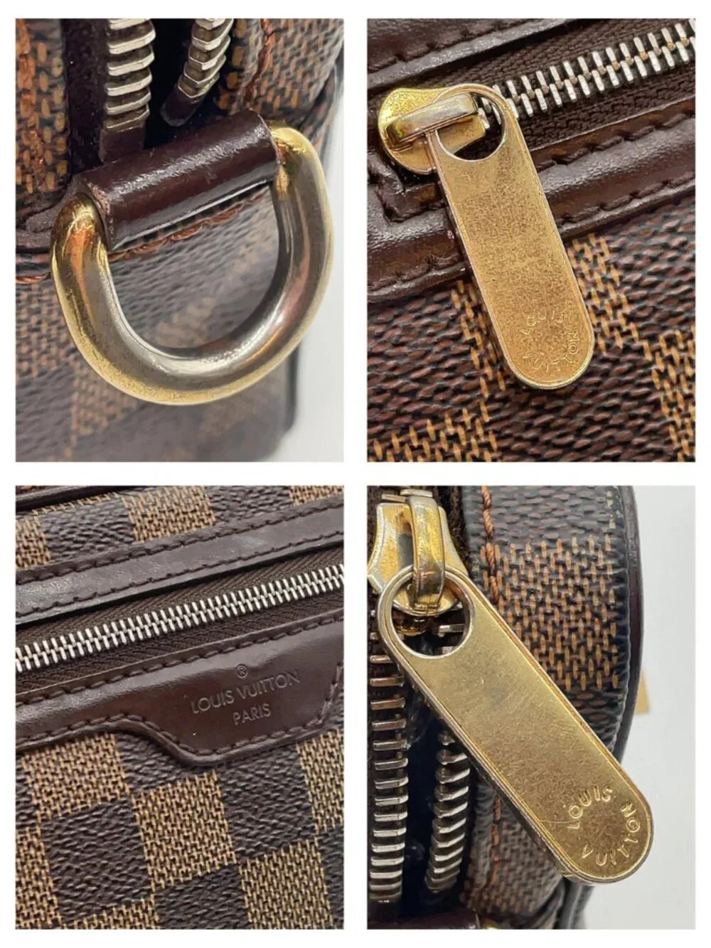 Authentic Louis Vuitton Pochette Billet Macao Damier Ebene Clutch Wristlet - Picture 8 of 16